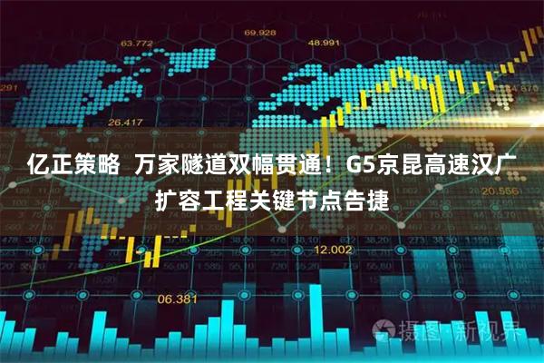 亿正策略 万家隧道双幅贯通!G5京昆高速汉广扩容工程关键节点告捷